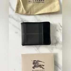 Burberry check hipfold wallet deals